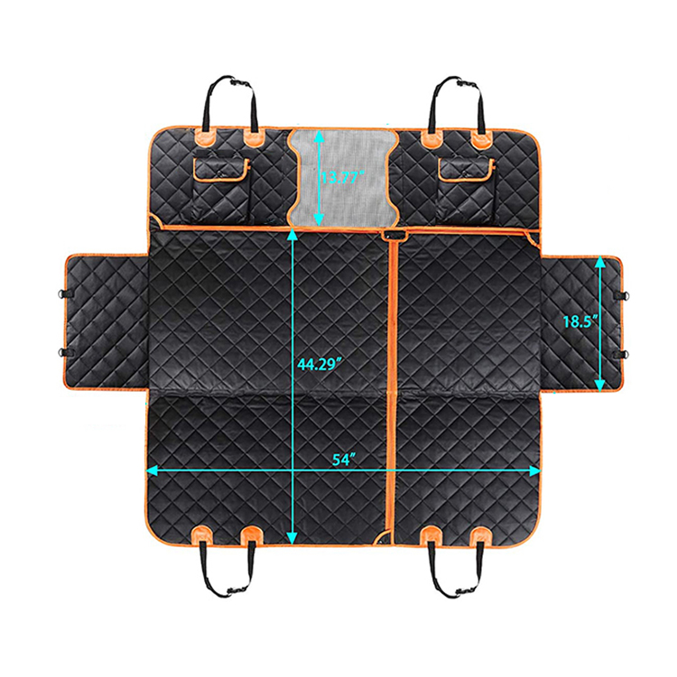 4 in 1 Car Seat Hammock Waterproof Back Dog Car Seat Cover Foldable Washable Trunk Custom Pet Dog Car Seat Cover