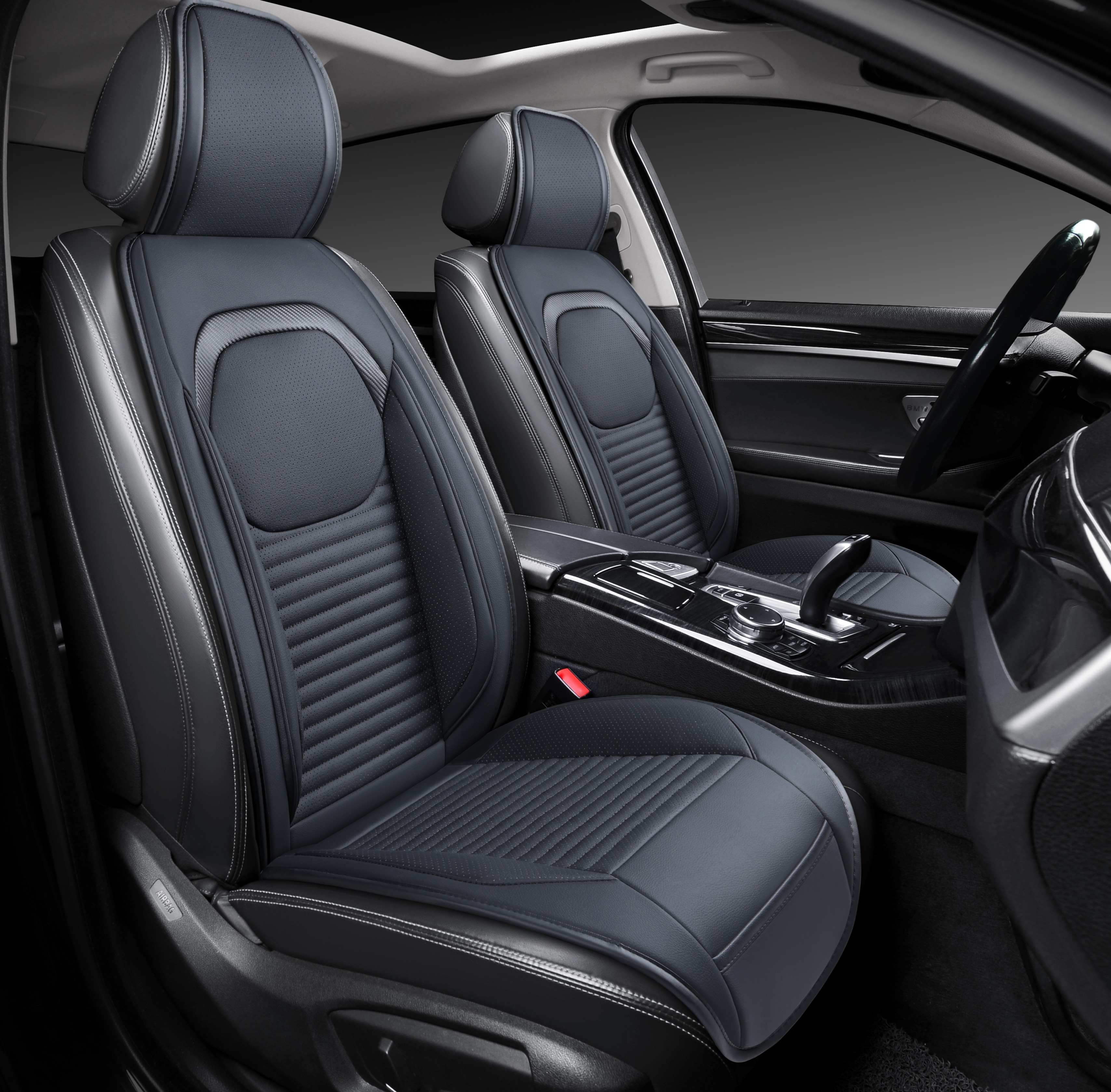 Factory Luxury Design Leather Seat Covers Full Set Ventilation Cushion Universal Accessories for Toyota Nissan Hyundai Car Seats