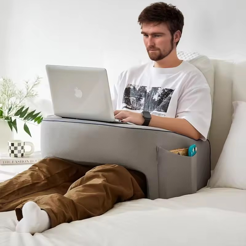 Reading Pillow for Gaming Large Arm Rest Pillow Memory Foam Bed Rest Pillow Soft Bed Cushion