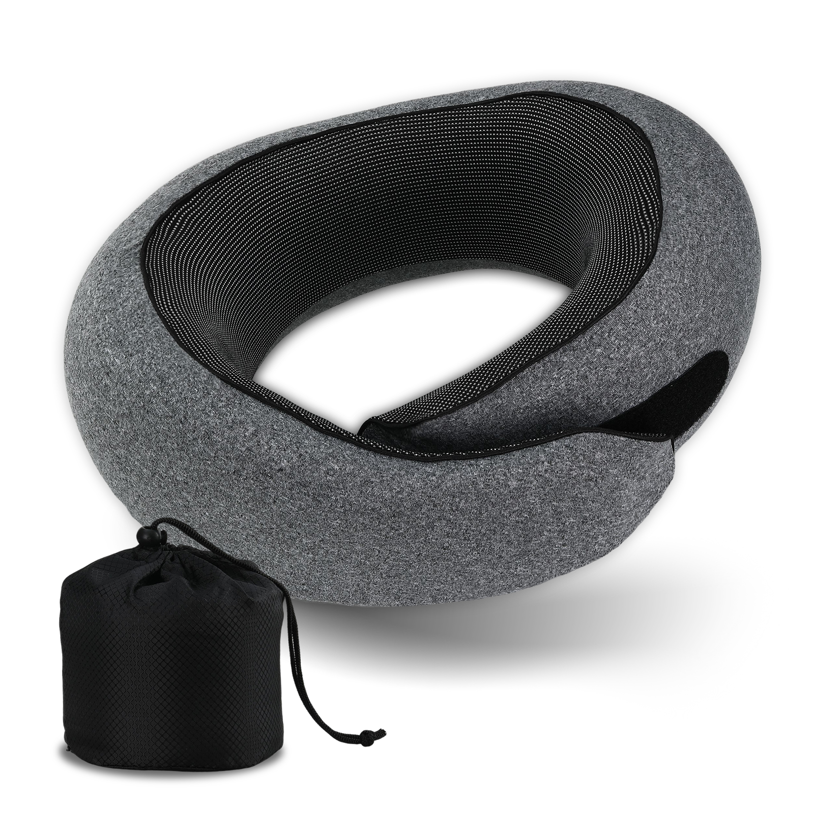Custom Logo Washable Soft U-shaped Car Travel Pillow Memory Foam Neck Pillow for Traveling Neck Supported Travel Pillow