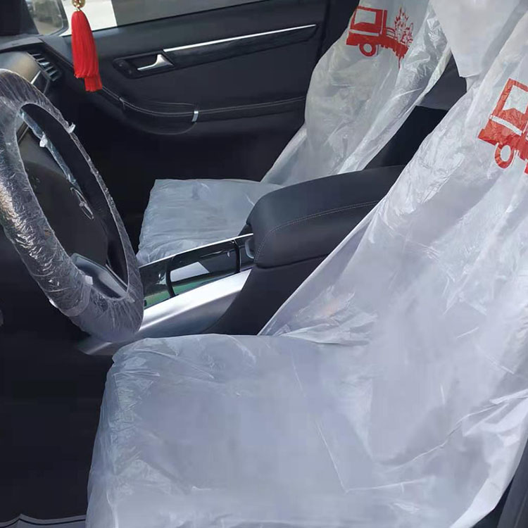 Disposable Car Seat Cover Close Up
