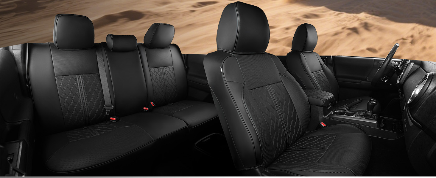 Tacoma Rear Seat Covers Detail
