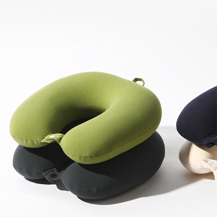 Basic Modern Airplane Simple Classic Microbeads Travel Neck Pillow