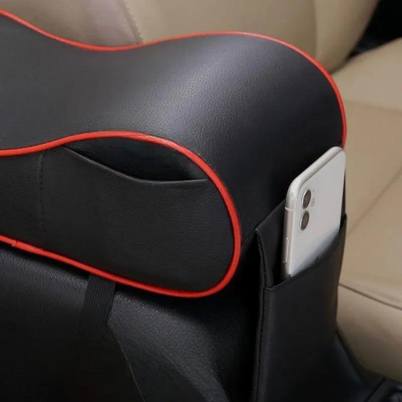 Car Center Console Cover Sophisticated Microfiber Leather Car Armrest Cover Cushion