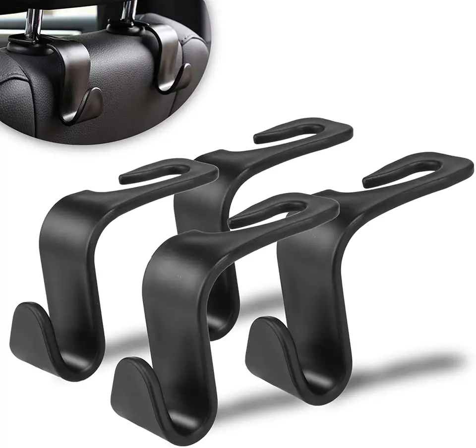 Car Seat Headrest Hook Hanger Storage Organizer Universal For Handbag Purse Coat Fit Universal Vehicle Car
