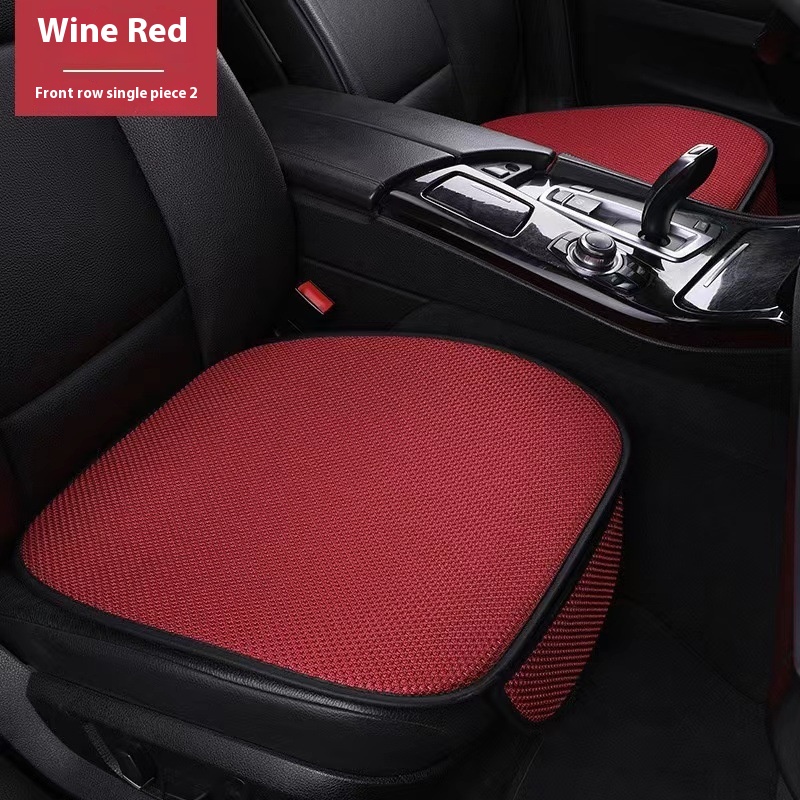Factory-Generated Sports-Style Summer Car Seat Cover Free Cool Breathable Leather Polyester Fabric Auto Supplies