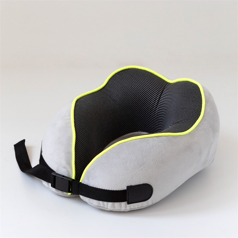 Portable Luxury Car Travel Neck Pillow Custom Ergonomic U-Shaped Memory Foam Waterproof Safety Sleeping Aid