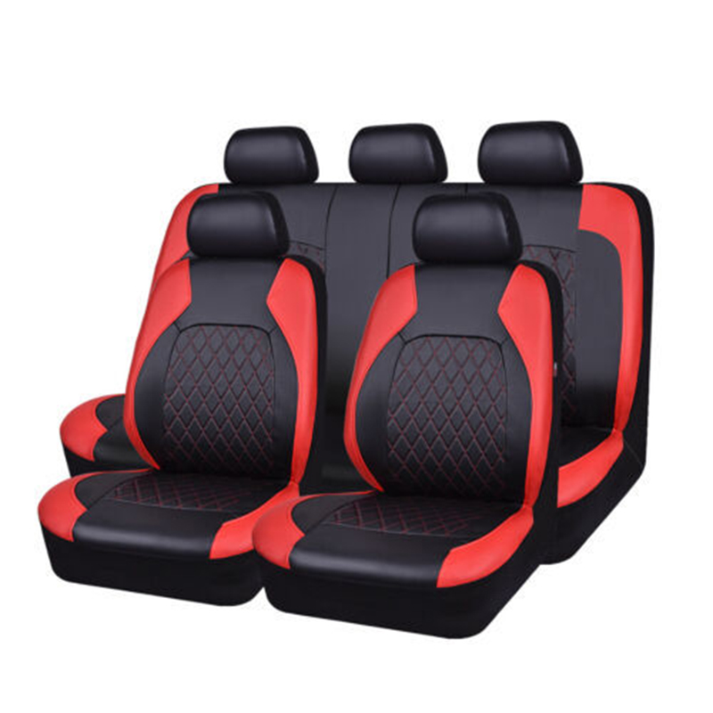 Factory Direct Sales Interior Accessories Universal Car Chair Seat Cover Full Set Luxury Leather Car Seat Covers