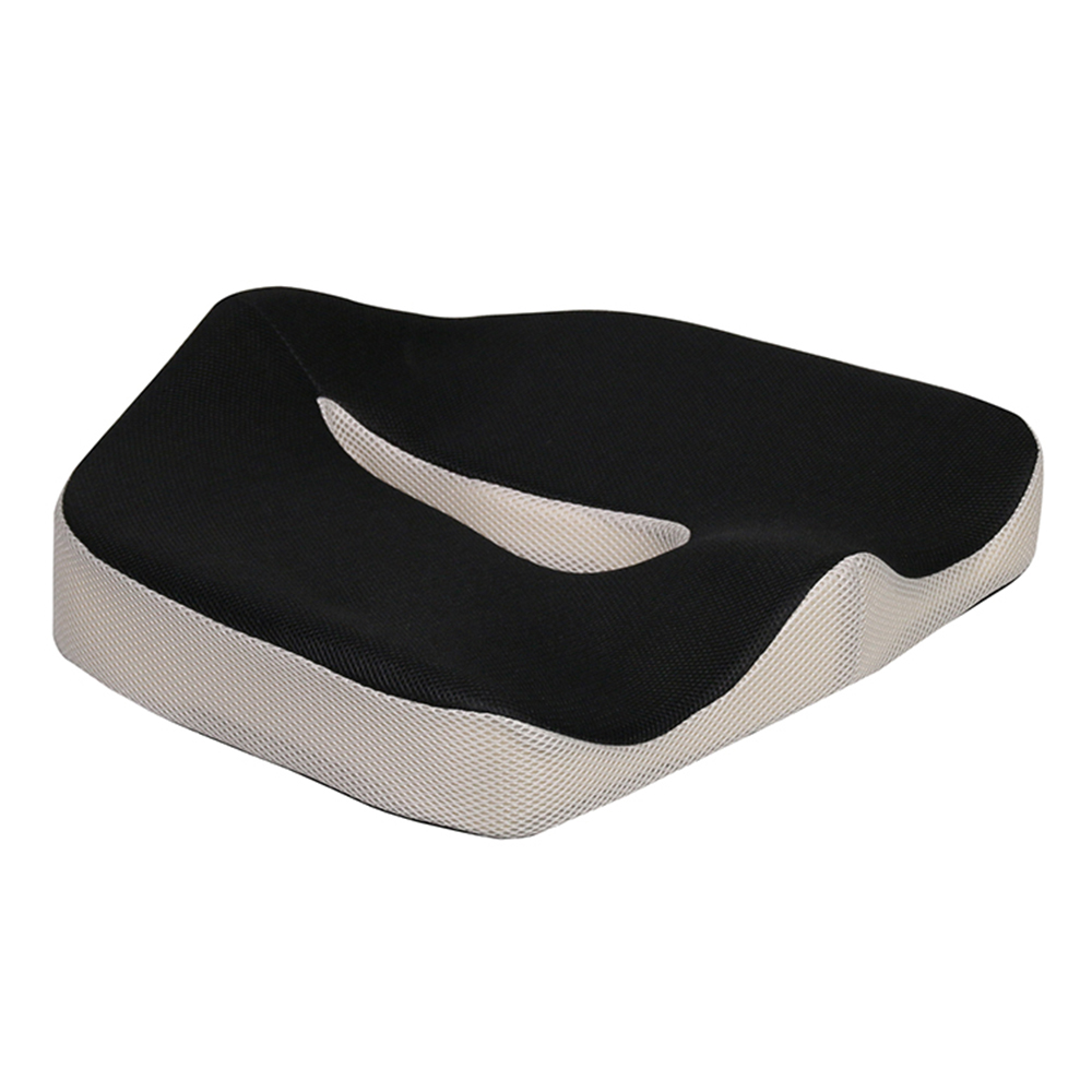 Orthopedic Hemorroide Memory Foam Seat Cushion Foldable Car Drive Cushion Massage Therapy Polyester / Cotton U-shape Anti-snore