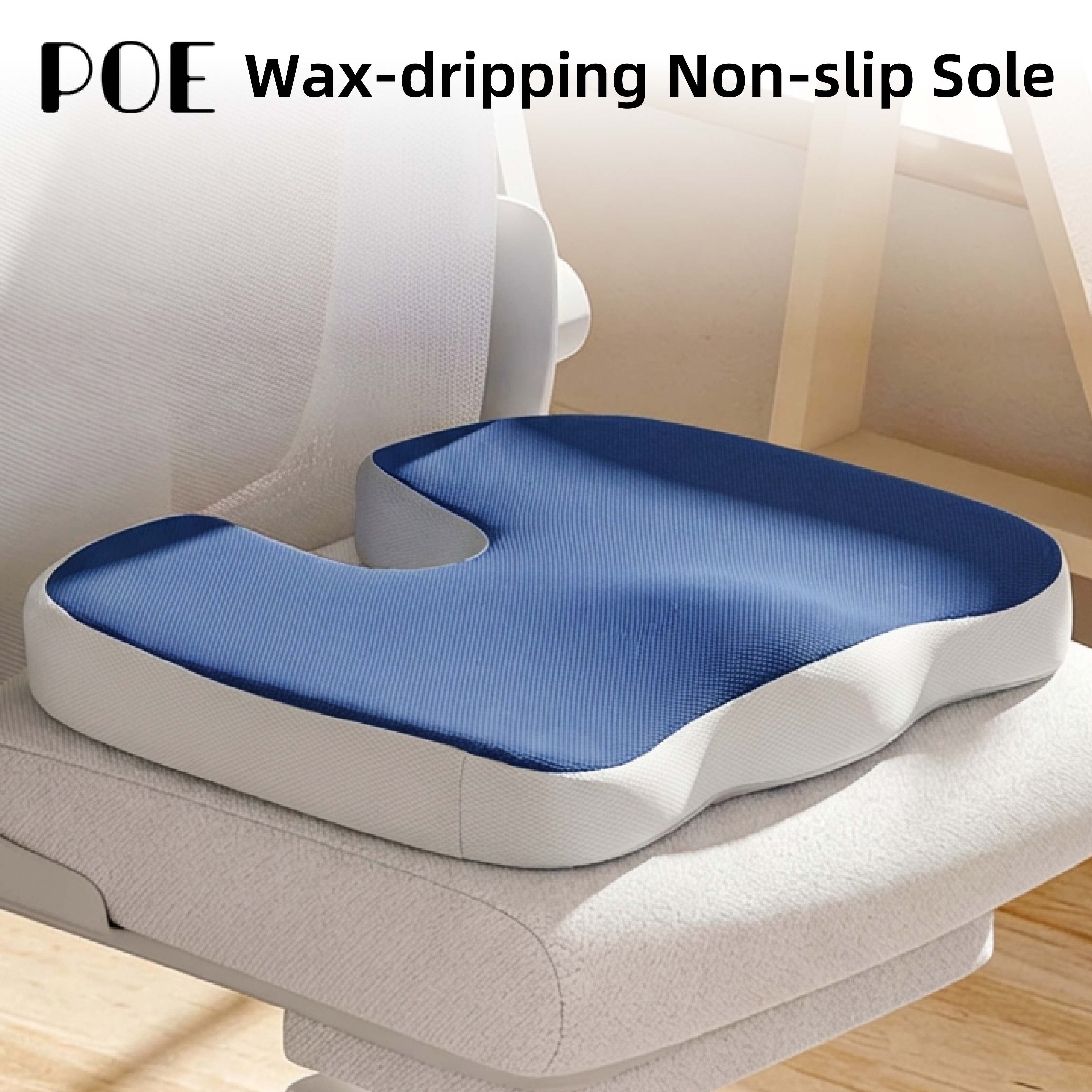 High Quality Coccyx Orthopedic Seat Cushion Cooling Gel Seat Cushions Memory Foam Ergonomic Pressure Relief Seat Cushion