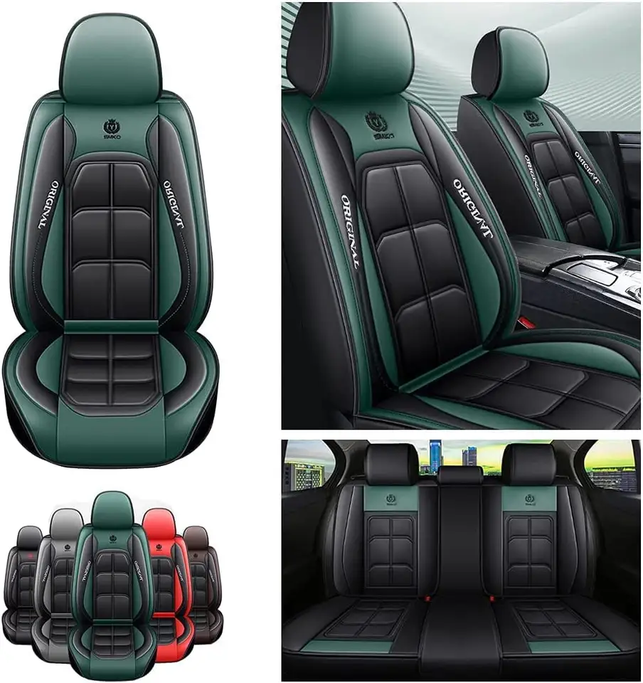 OEM ODM Universal Sport Car Seat Cushion Full Leather Car Seat Covers Set