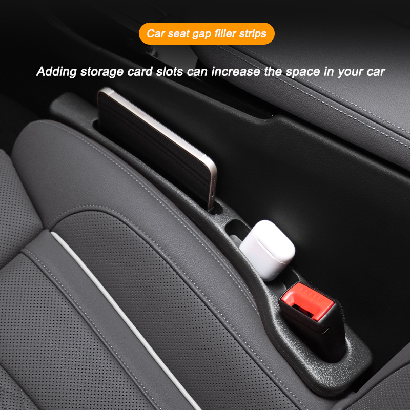 1Pcs Universal Car Seat Gap Filler Side Seam Plug Strip Leak-proof Filling Strip With Storage Slot Car Interior Accessories