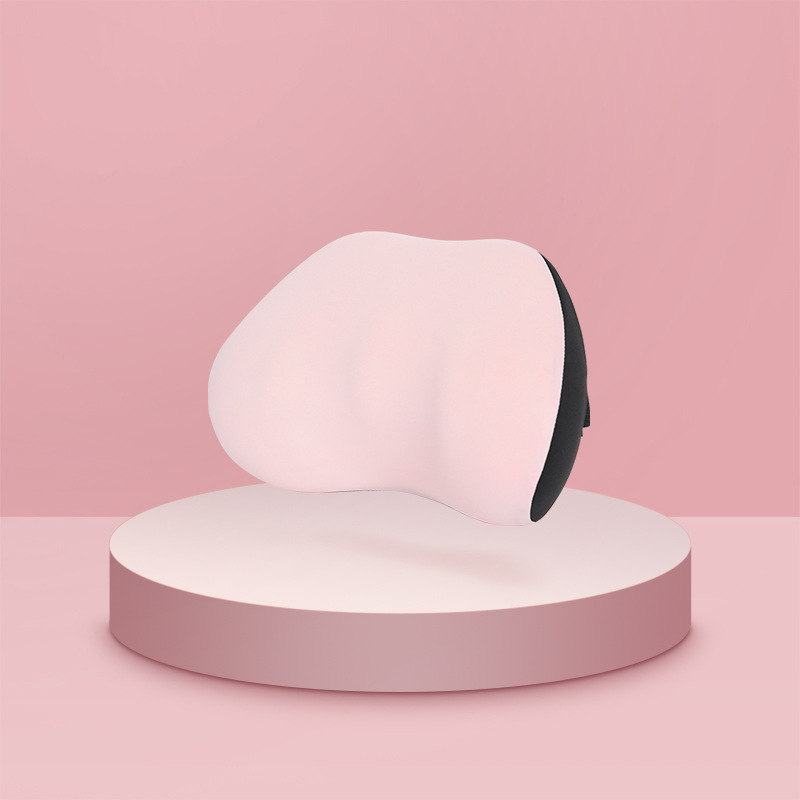 Cooling Heating Car Seat Cushion Memory Foam Lumbar Support Long Sitting Neck Pillow Headrest Simple Ice Silk Design