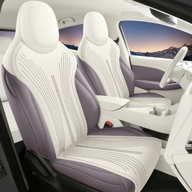 Custom Fit Suede Car Seat Cover for MG4 Full Set All-Season Vehicle-Specific Protective Car Decoration Accessories