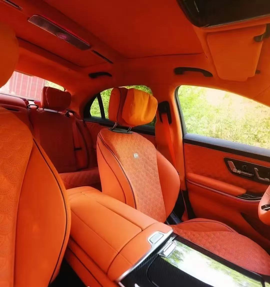 Fashion Leather Customized Colors Designed for S Class Interior Fresh Good Looking Classic Executive Sport Version Seat Cover