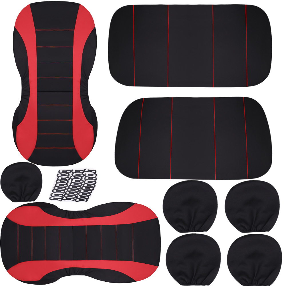 9pcs Universal Car Seat Covers Auto Protect Covers Automotive Seat Covers