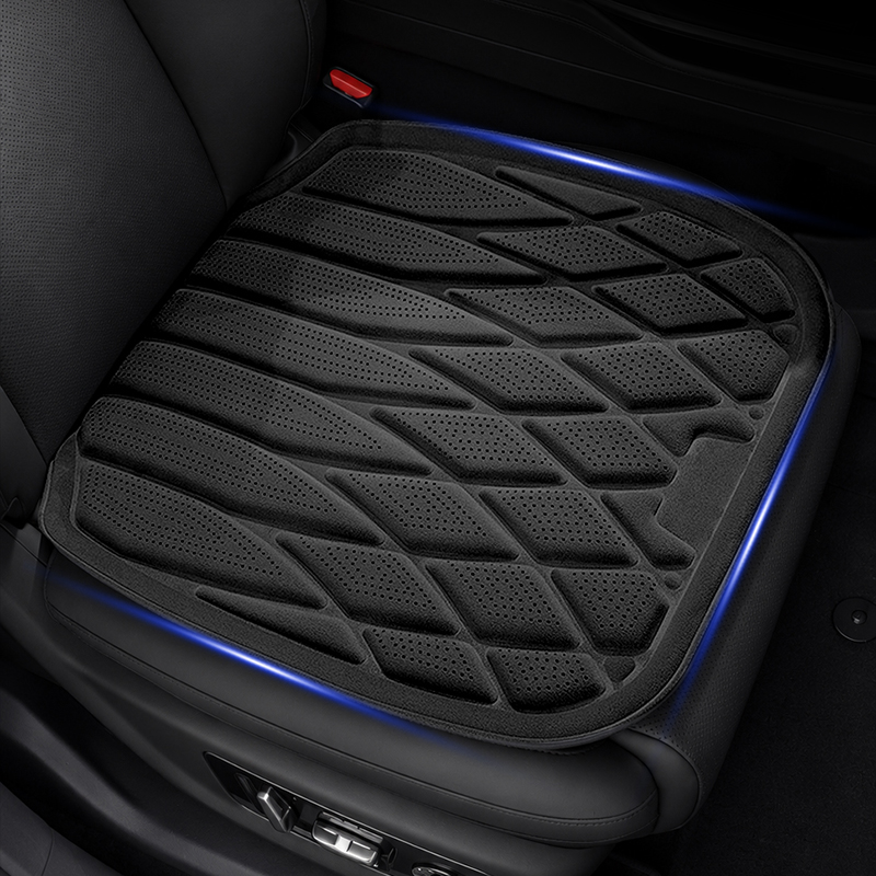 Custom Universal Ventilated Car Seat Foam Cushion Cover for All Car Seaweed Fiber Cotton Non slip Perforated Interior Set