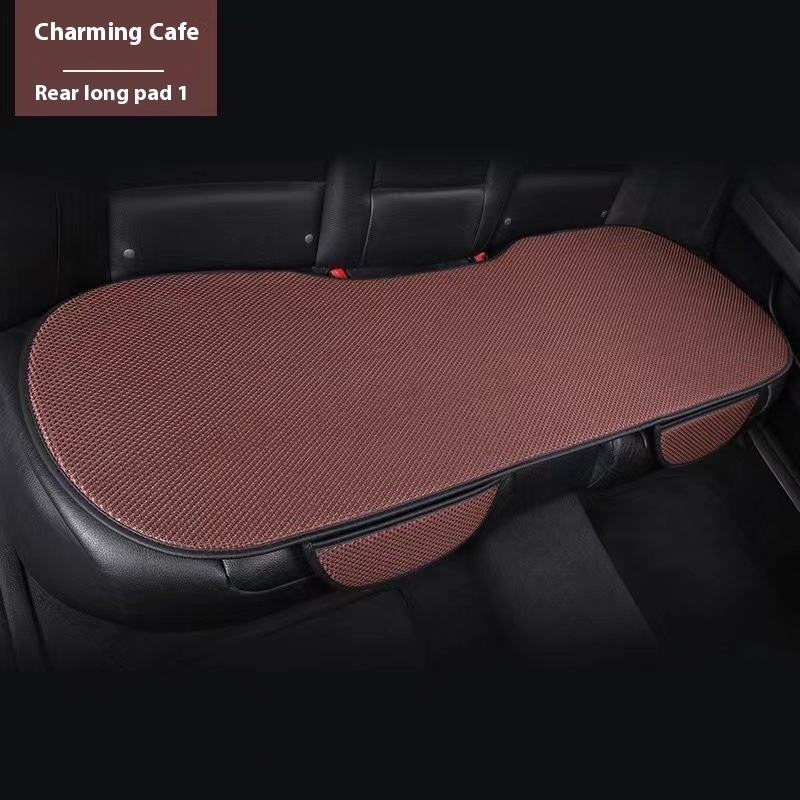 Factory-Generated Sports-Style Summer Car Seat Cover Free Cool Breathable Leather Polyester Fabric Auto Supplies