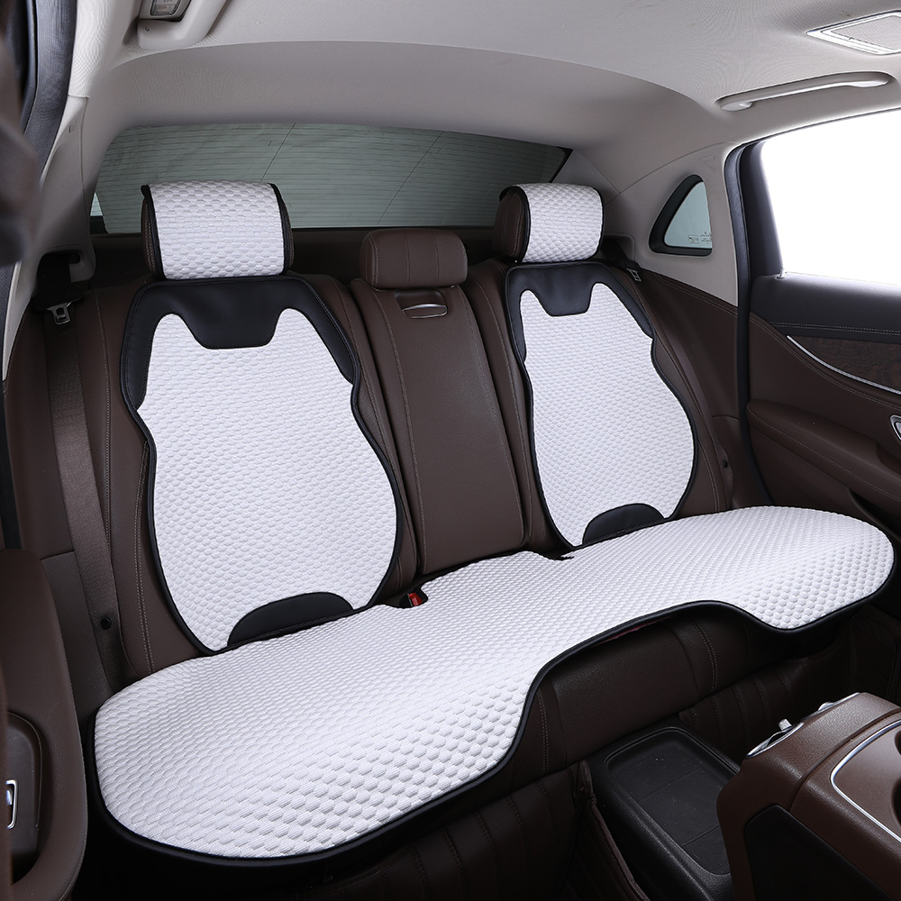 Breathable Cooling Car Seat Cushion Seat Covers for 5 Seat Cars Ice Silk for Summer