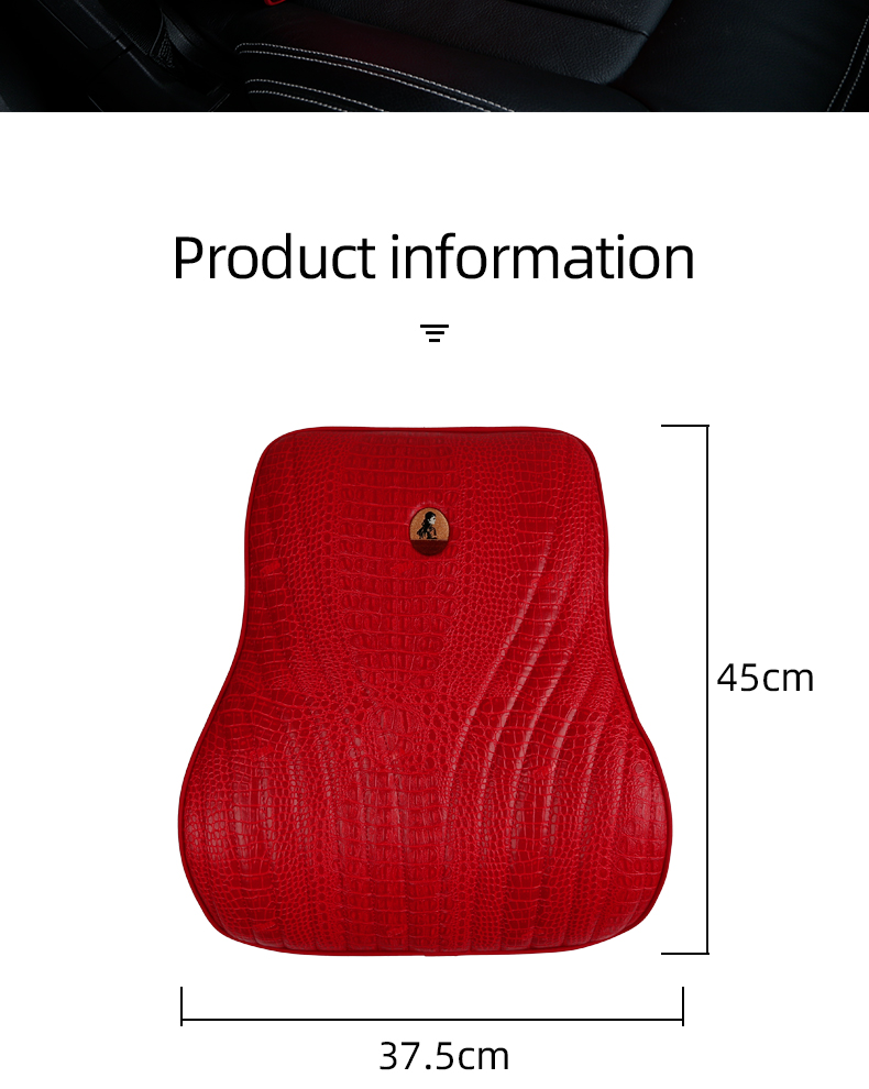 Car Lumbar Cushion Detail 2