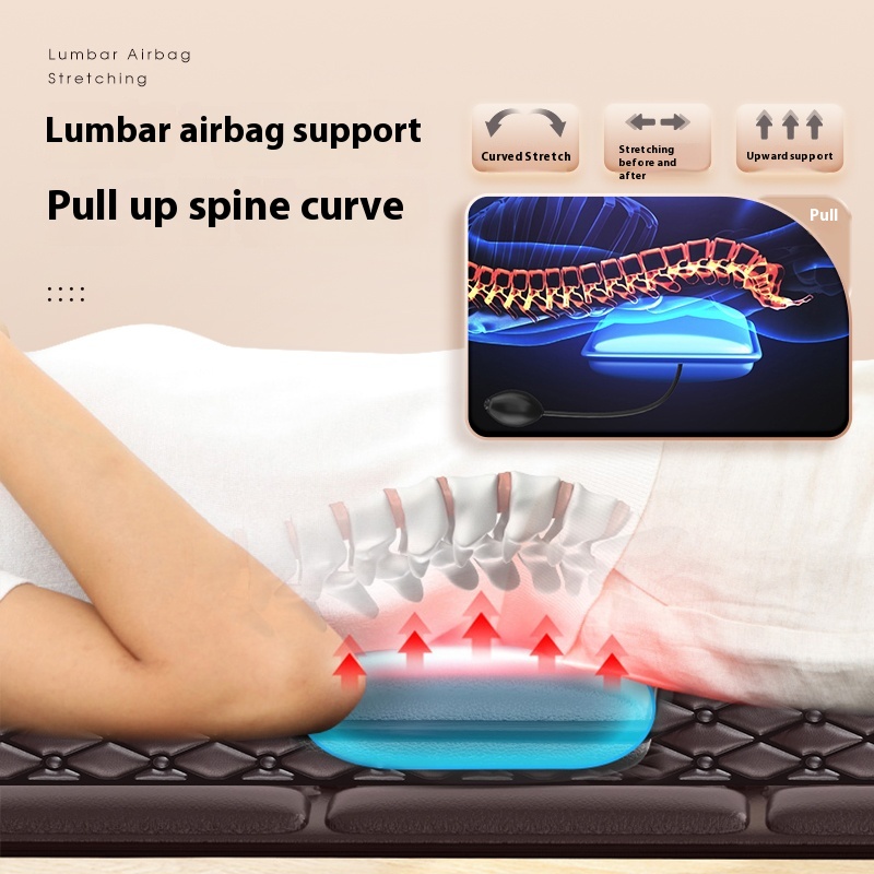 Wholesale Multi-functional Integrated Vibration Hot Compress Remote Control Home Lying Physiotherapy Body Massage Pad Cushion