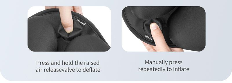 Inflatable Lumbar Support Pillow
