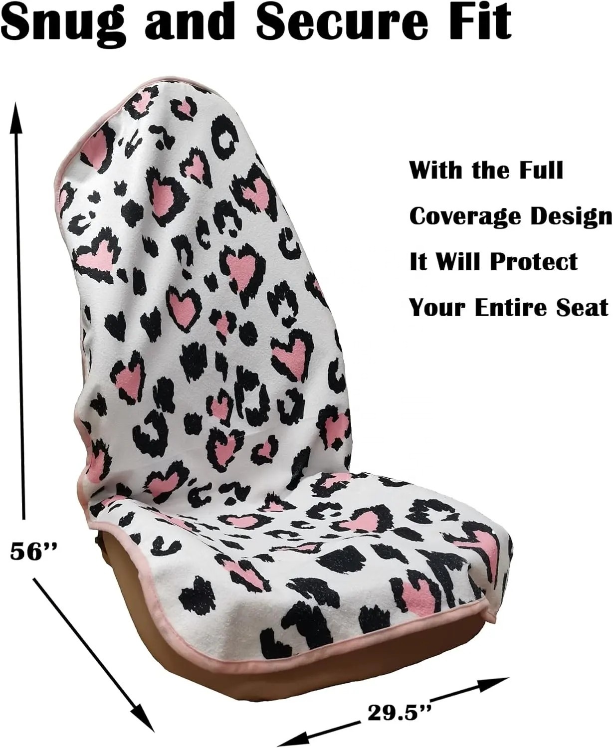 Microfiber Sports Popular Seat Protector Non-slip Sweat Gym Car Seat Cover Waterproof Front Towel Seat Cover Beach Towel