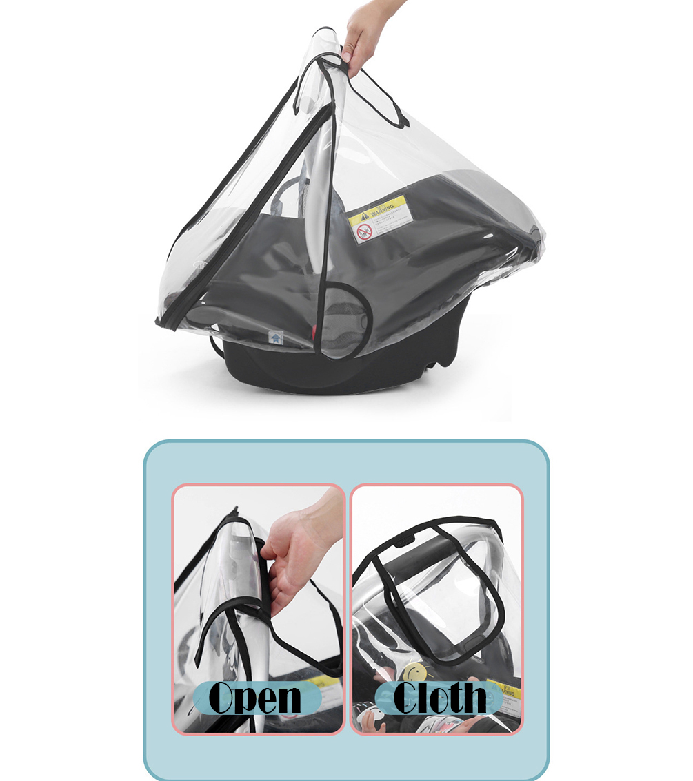 EVA Weatherproof Infant Car Seat Rain Shield Baby Supplies Infant Car Seat Cover