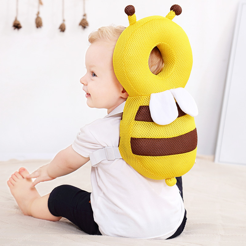Hot Selling Cotton Nursery Security Products Breathable Baby Safety Helmet Head Protector Anti-Fall Feature For Younger Siblings
