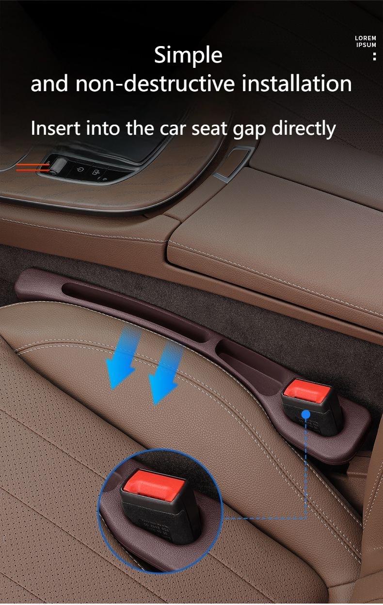 Flexible Car Seat Pocket Gap Spacer