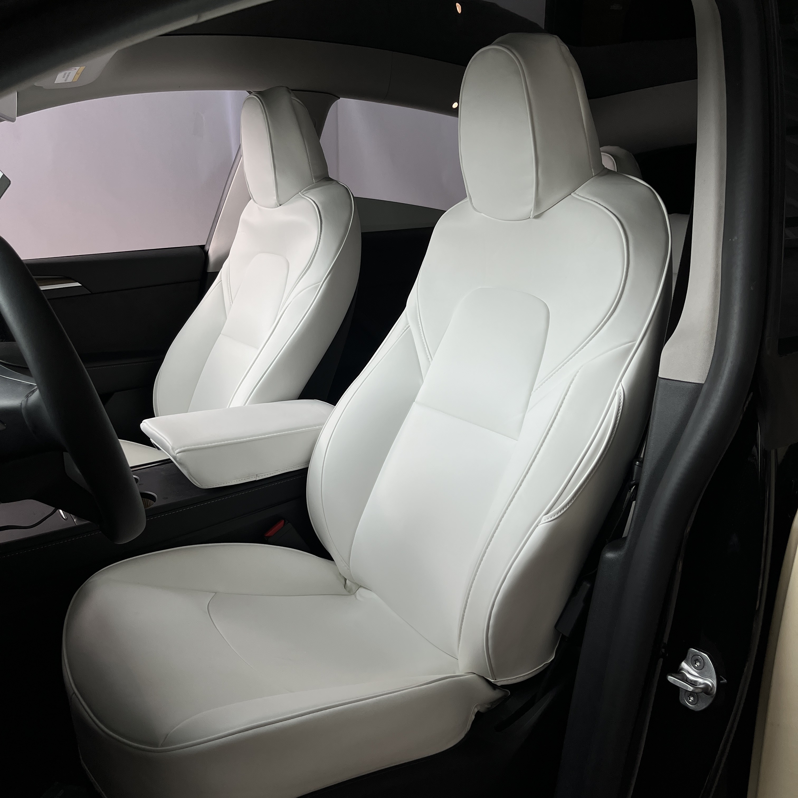Factory Custom Leather Full Set Car Seat Covers Waterproof Cover Protector for Tesla Model 3 for Tesla Model Y