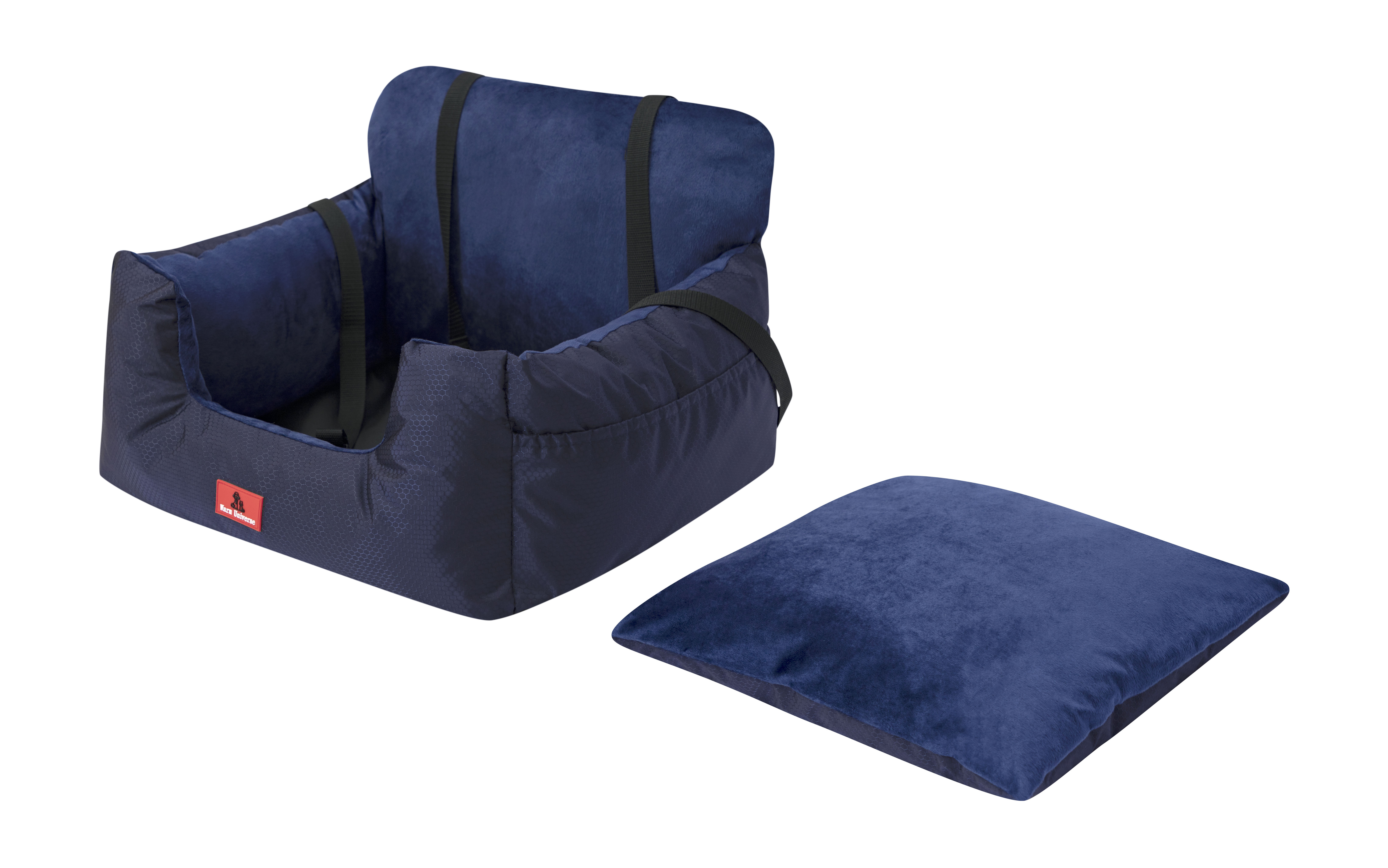 Pet Car Safety Seat Cushion Durable Waterproof Oxford Fabric Solid Square Memory Foam Removable Cover Dog Cat Car Seat