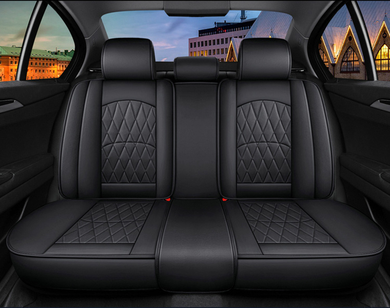 Waterproof 5D Leather Car Seat Cover Universal 5 Seats Protector Auto Seat Covers