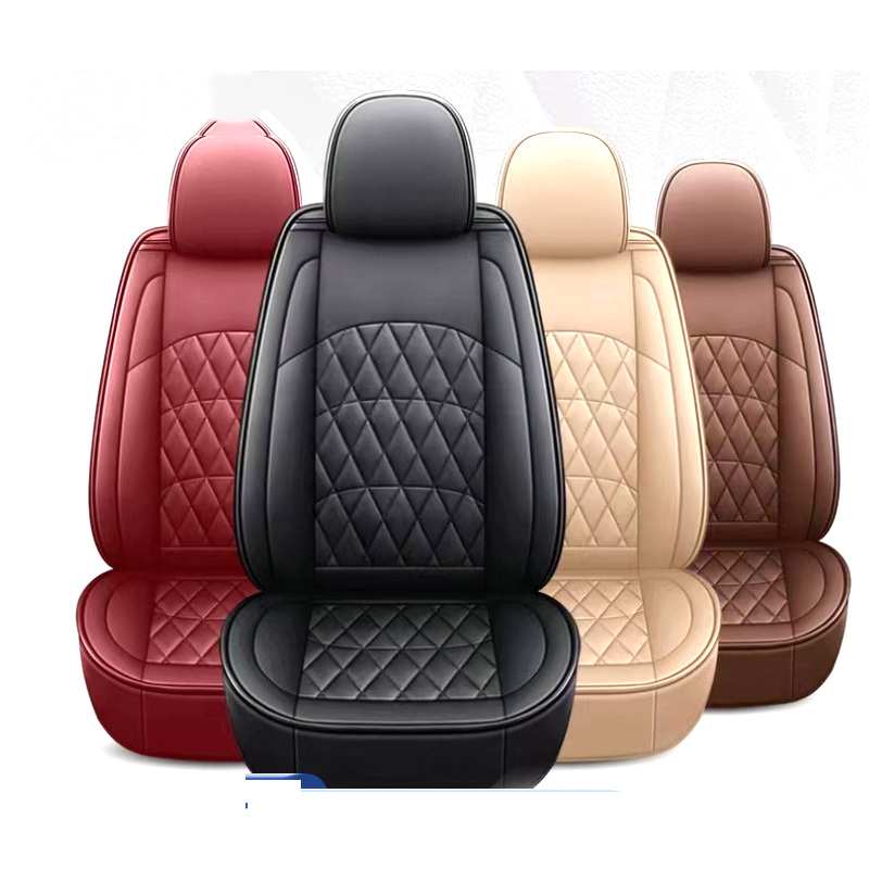 Universal All-Season 3D Full-Cover Car Seat Covers Premium Leather Car Seat Covers for Saloon Vehicles