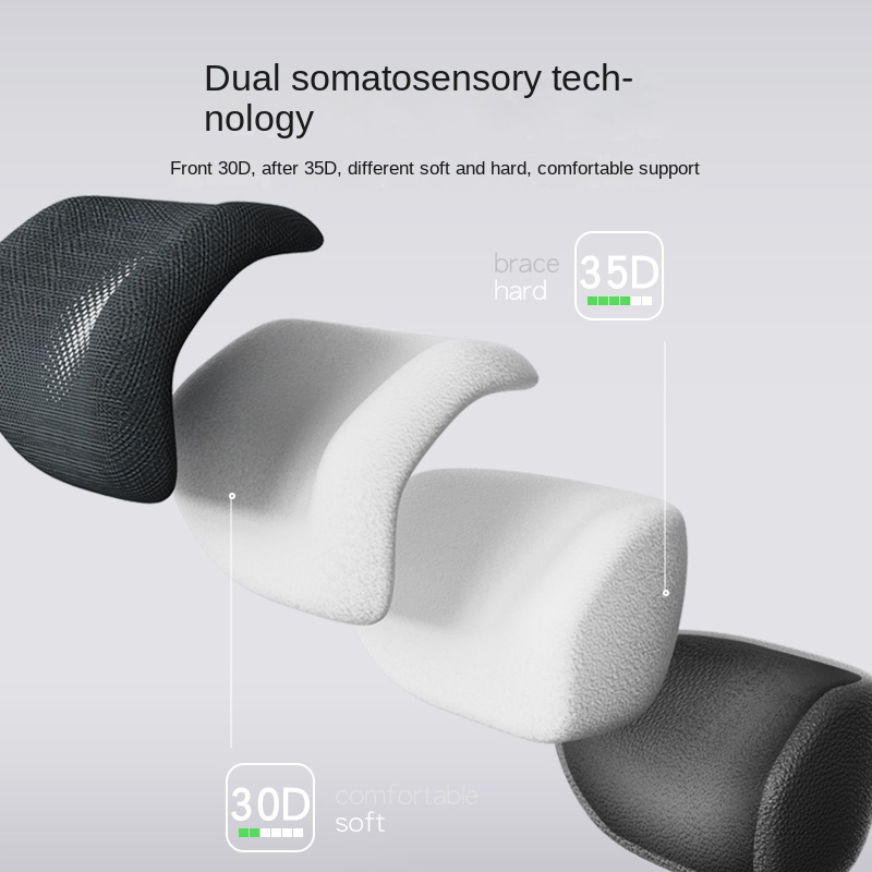 Luxury Car Accessories Heating Cooling Memory Foam Neck Pillow Headrest Waist Cushion Seat Toyota-made PU Leather Ventilation