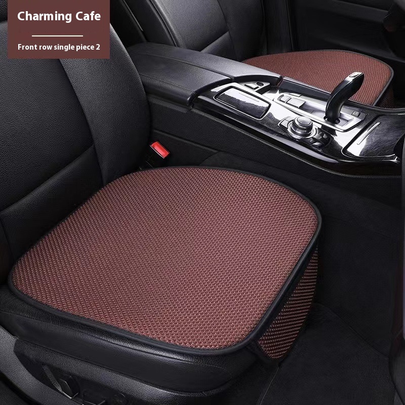 Factory-Generated Sports-Style Summer Car Seat Cover Free Cool Breathable Leather Polyester Fabric Auto Supplies