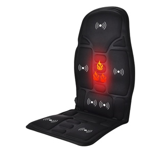 Vibration Massage Cushion Home Office Car Seat Massager Infrared Heating Mat Full Body Massager Back Pain Relief