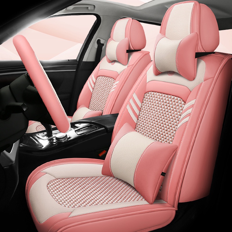 Modern Luxurious Full Coverage Car Seat Covers All Seasons Five Seater Cushions Universe Car Accessories Original Seat Protector