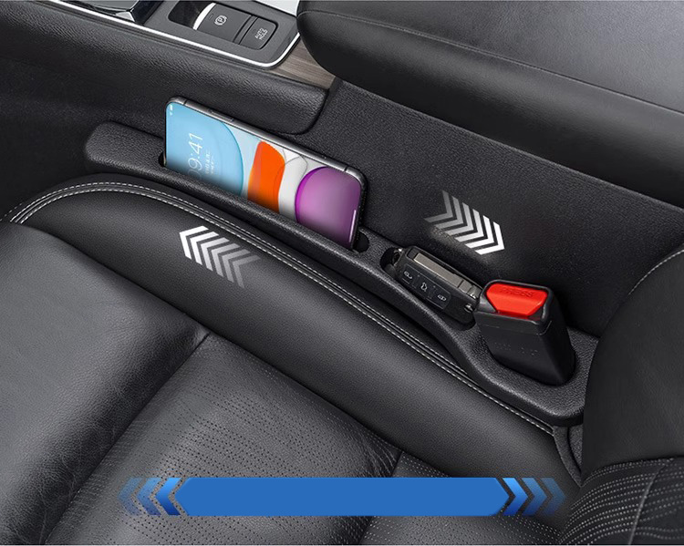 Universal Portable Drop Stop Car Console Seat Side Gap Filler Plug Organizer Strip