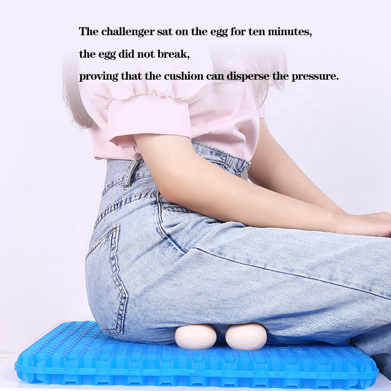 Bravo TPE Gel Enhanced Seat Cushions Non-Slip Orthopedic Coccyx Cushion For Tailbone Pain Office Chair Car Seat Cushion
