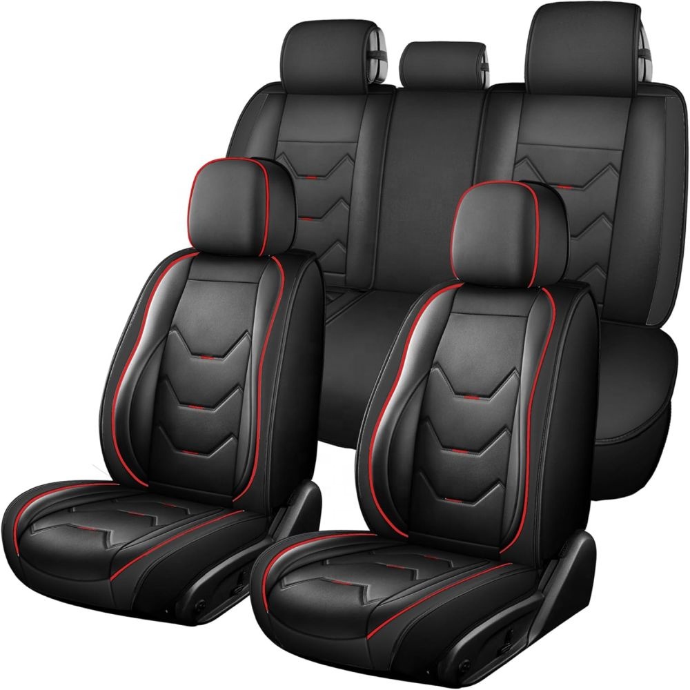 Wear Resistant PU Leather Car Seat Cushion Waterproof Anti Slip Auto Seat Protector Pad OEM ODM Support