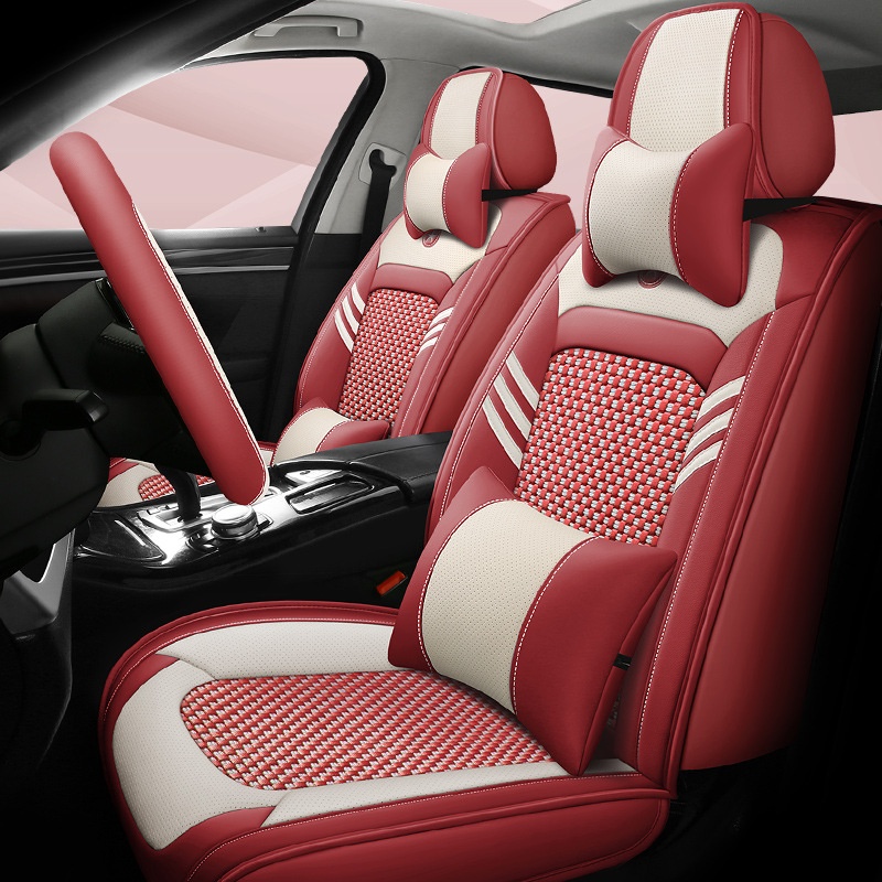Modern Luxurious Full Coverage Car Seat Covers All Seasons Five Seater Cushions Universe Car Accessories Original Seat Protector