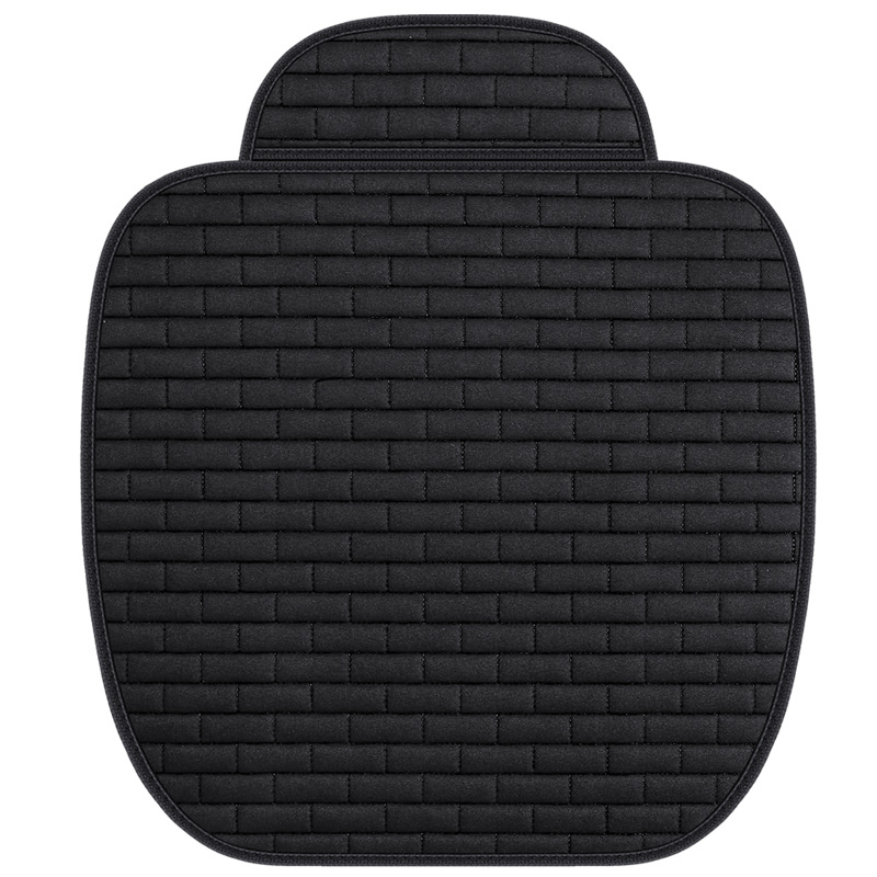 Amazon Manufactured Four-Season Universal Car Seat Covers Single or Square Cushion Long Linen Backrest Three-Piece Design