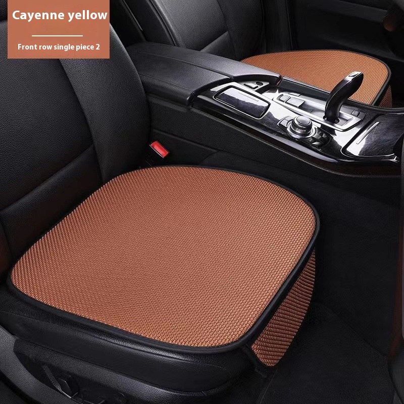 Factory-Generated Sports-Style Summer Car Seat Cover Free Cool Breathable Leather Polyester Fabric Auto Supplies