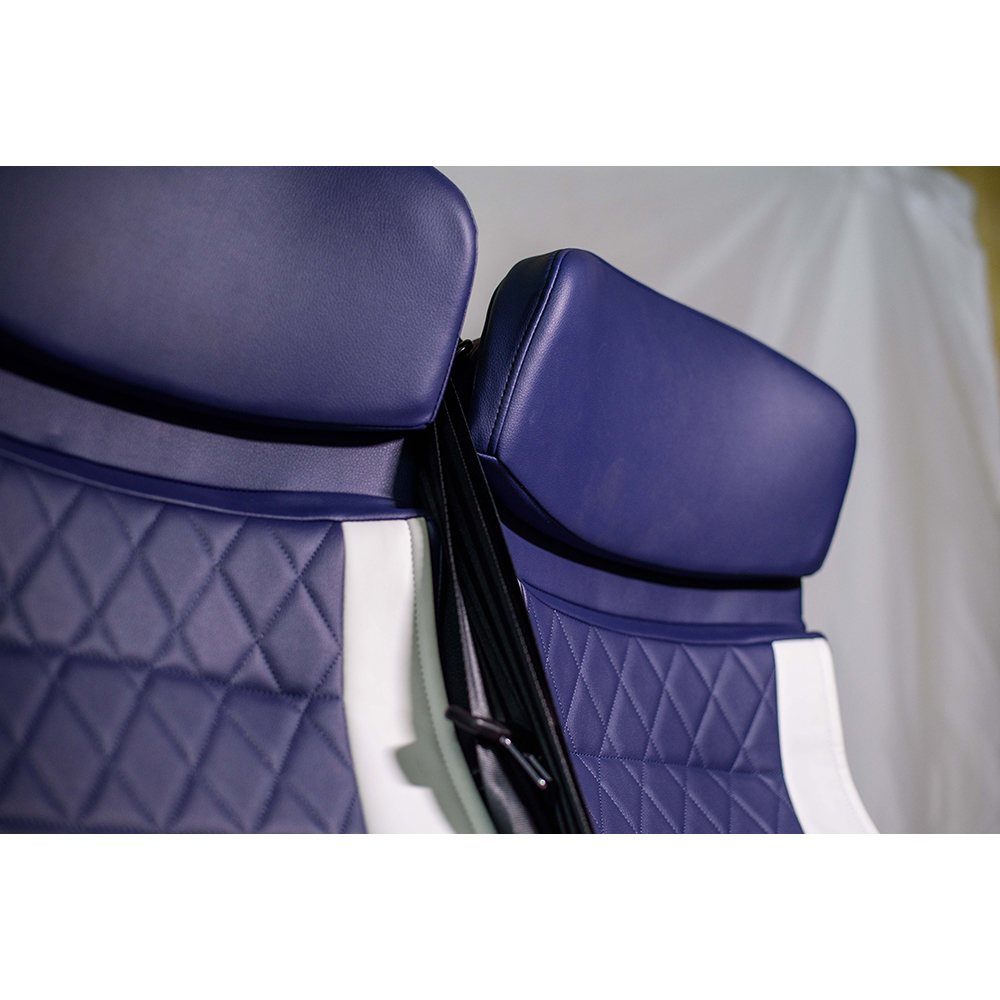Durable Comfortable Bus Seat Cushions with Integrated Seatbelt System for Passenger Safety Public Transport Seating
