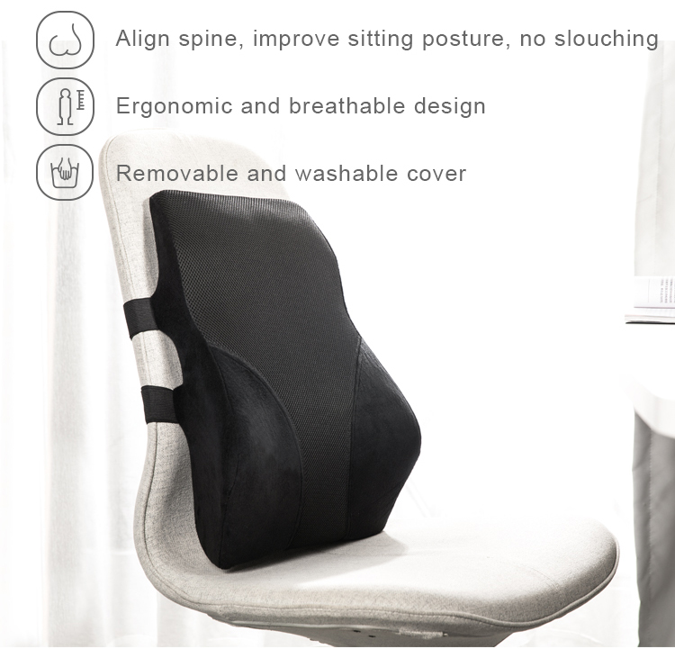 Memory Foam Lumbar Cushion Feature 4