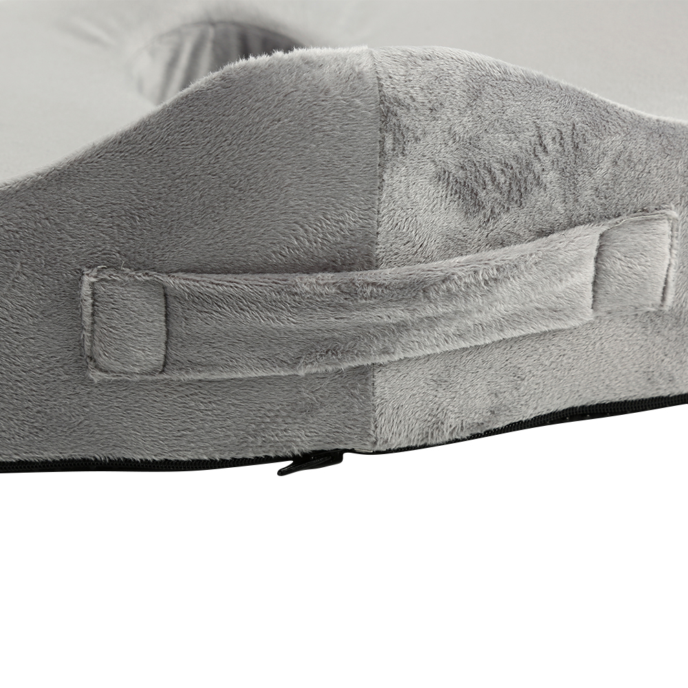 Orthopedic Hemorroide Memory Foam Seat Cushion Foldable Car Drive Cushion Massage Therapy Polyester / Cotton U-shape Anti-snore
