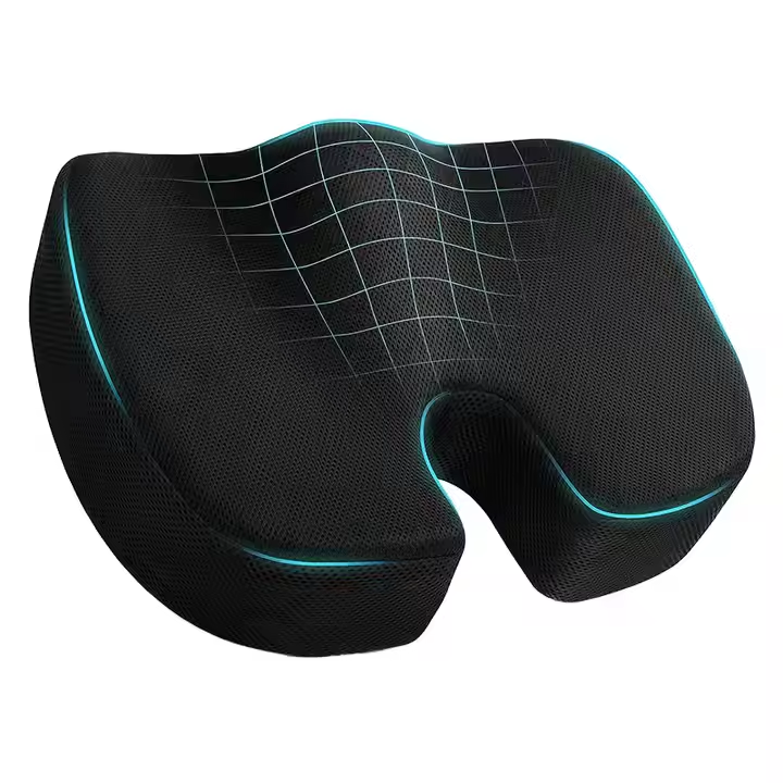 Memory Foam Seat Cushion for Sciatica Relief in Office and Car Seats