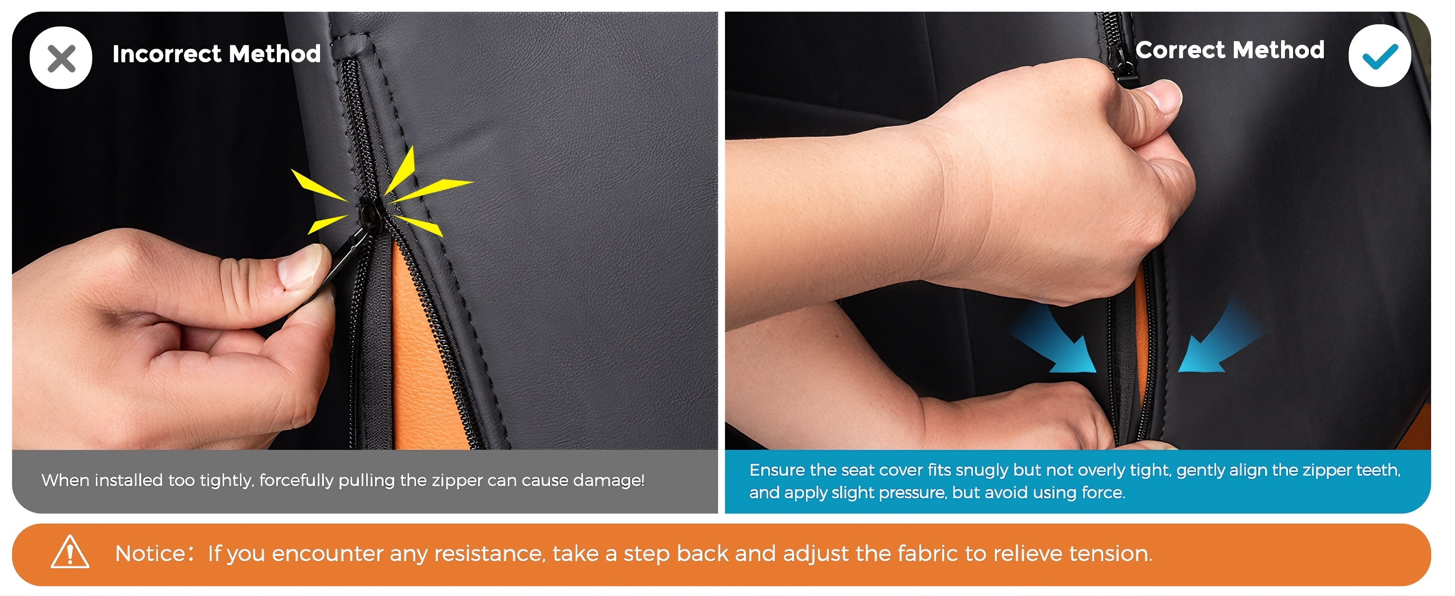 Upgraded Reinforced Zipper Icon