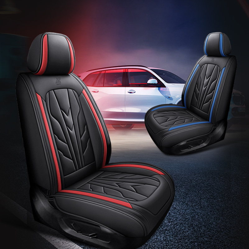 Luxury Leather Car Seat Cover Suitable for 5 Seats, Most Models Universal, All Inclusive, Durable Wear-resistant Customize